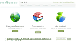 Desktop Screenshot of evergreen-ils.org